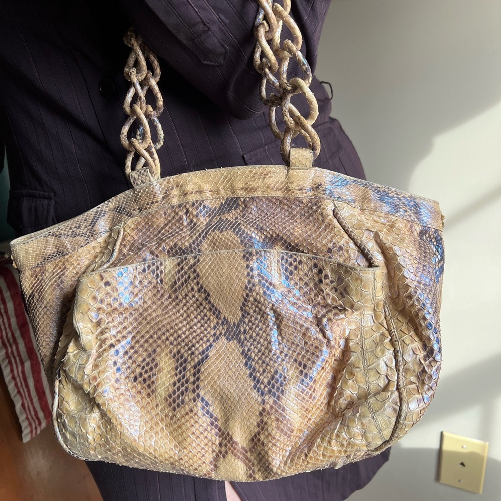 Nancy Gonzales python bag - Picture 3 of 11